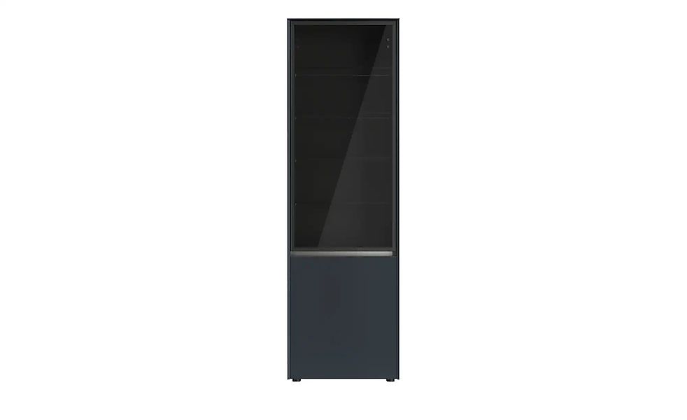 Content Vitrine  Metro Line ¦ blau ¦ Maße (cm): B: 64 H: 205 T: 39.0 Schrän günstig online kaufen