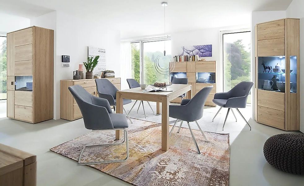Woodford Eckvitrine  Dias ¦ holzfarben ¦ Maße (cm): B: 69 H: 206 T: 69.0 Sc günstig online kaufen