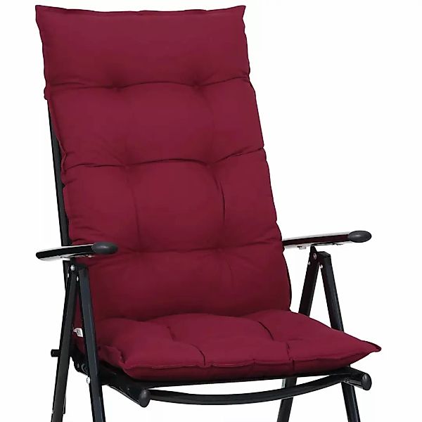 Sitzkissen 6er-Set Cozy Vanamo Rot 122x48x8cm günstig online kaufen