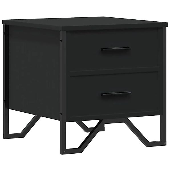 vidaXL Nachttisch Schwarz 40x41x40 cm Holzwerkstoff 848504 günstig online kaufen
