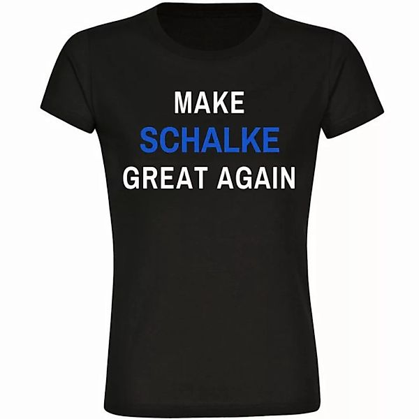 multifanshop T-Shirt Damen Schalke - Make Great Again - Frauen günstig online kaufen