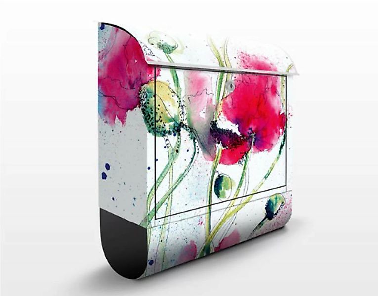 Briefkasten Blumen Painted Poppies günstig online kaufen