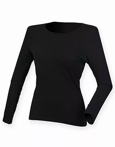 SF Women Langarmshirt Stretch Damen Langarmshirt / Longsleeve (Slim Fit) Lä günstig online kaufen