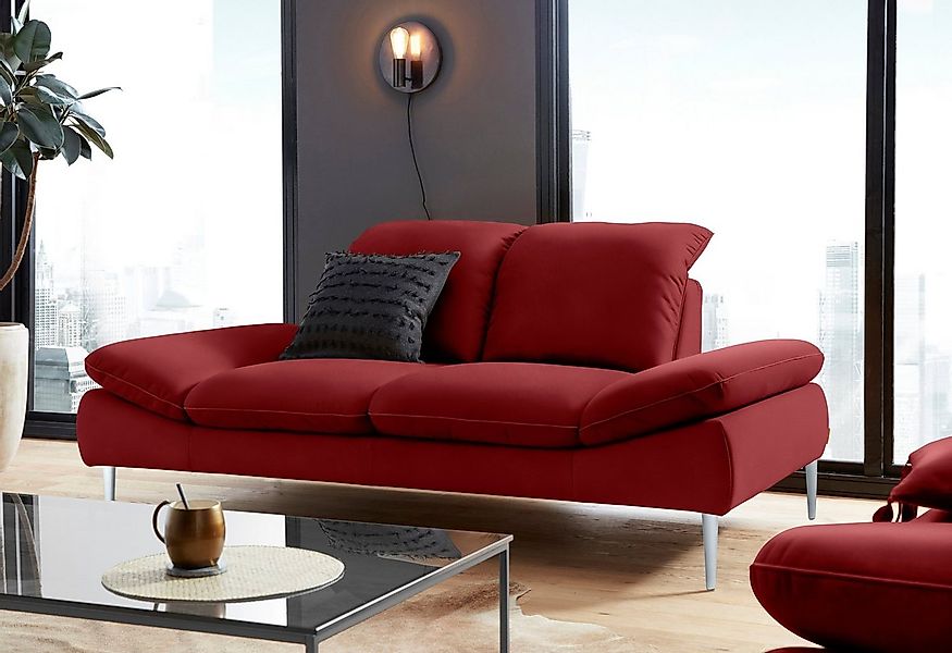 W.SCHILLIG 2-Sitzer "enjoy&MORE", mit Sitztiefenverstellung, Füße silber ma günstig online kaufen