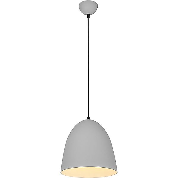 Reality Pendelleuchte Tilda 1-flammig Grau Ø 25 cm günstig online kaufen
