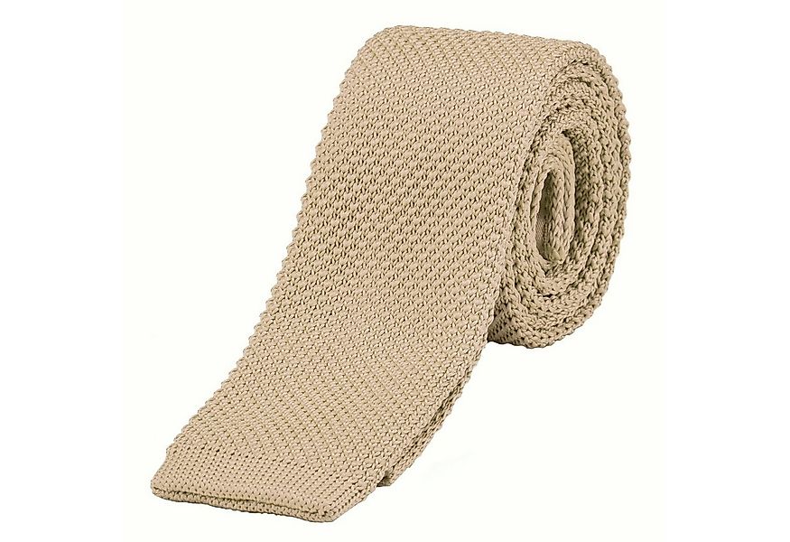 DonDon Krawatte schmale Krawatte 5 cm Wollkrawatte (Packung, 1-St., 1x Stri günstig online kaufen