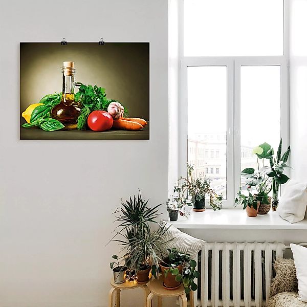 Artland Wandbild »Gesundes Gemüse und Gewürze«, Lebensmittel, (1 St.), als günstig online kaufen