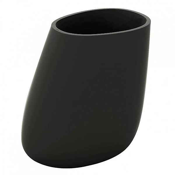 Vondom - Stones 3 Pflanzgefäß - schwarz/glänzend/LxBxH 140x105x140cm günstig online kaufen