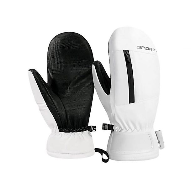 Blusmart Skihandschuhe Wasserdichte Skifäustlinge mit Innenhandschuhen (Rei günstig online kaufen