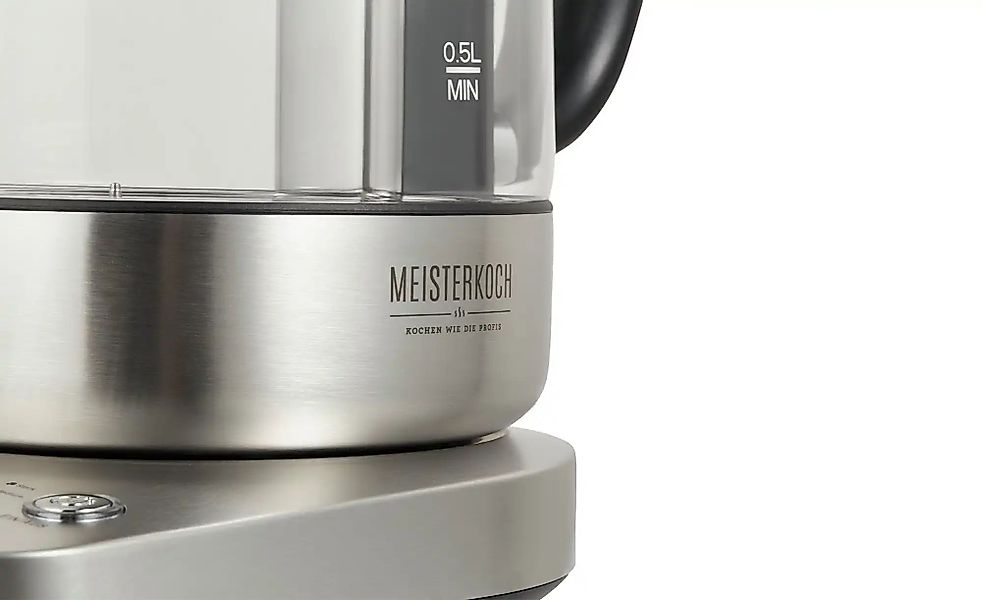 Meisterkoch Teekocher  TK-170 TWE ¦ silber ¦ Glas,Edelstahl,Kunststoff ¦ Ma günstig online kaufen