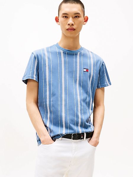 Tommy Jeans T-Shirt "TJM REG VERT STRIPE SS TEE", modisch gestreift günstig online kaufen