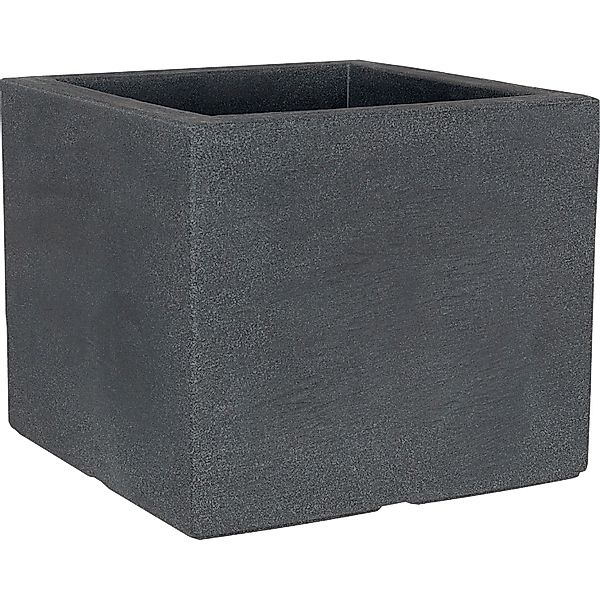 Geli Pflanzkübel Geli Pflanztopf Kubus 40 x 40 x 34 cm anthrazit günstig online kaufen