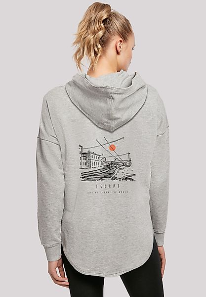 F4NT4STIC Kapuzenpullover "Oversize Escape Discover the World Town" Premium günstig online kaufen