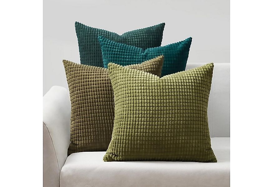 Interior by Hakito Dekokissen 4er Set Kissenbezüge inklusive Füllkissen Set günstig online kaufen