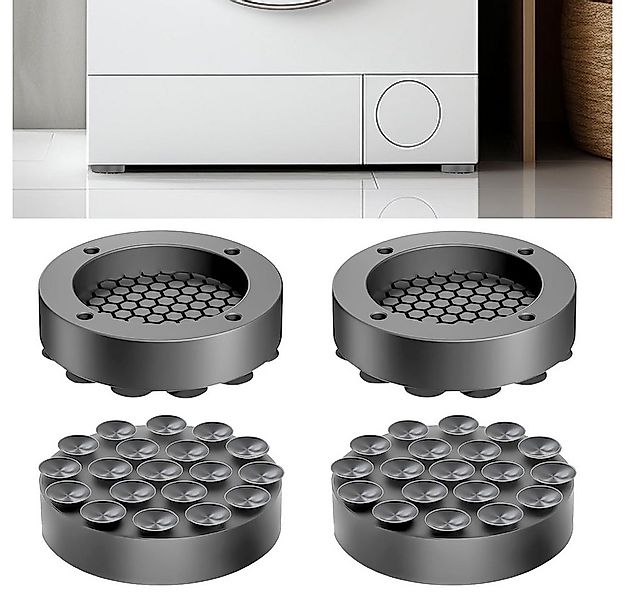 NUODWELL Vibrationsdämpfer Schwingungsdämpfer Waschmaschine, 4 Stück Waschm günstig online kaufen