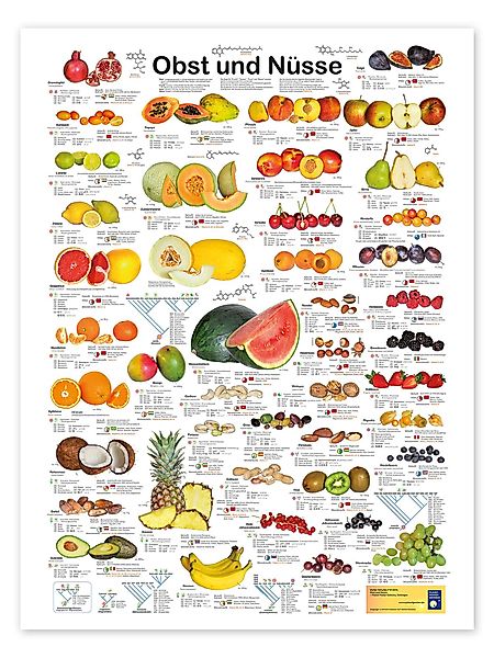 Posterlounge Poster Planet Poster Editions, Obst günstig online kaufen