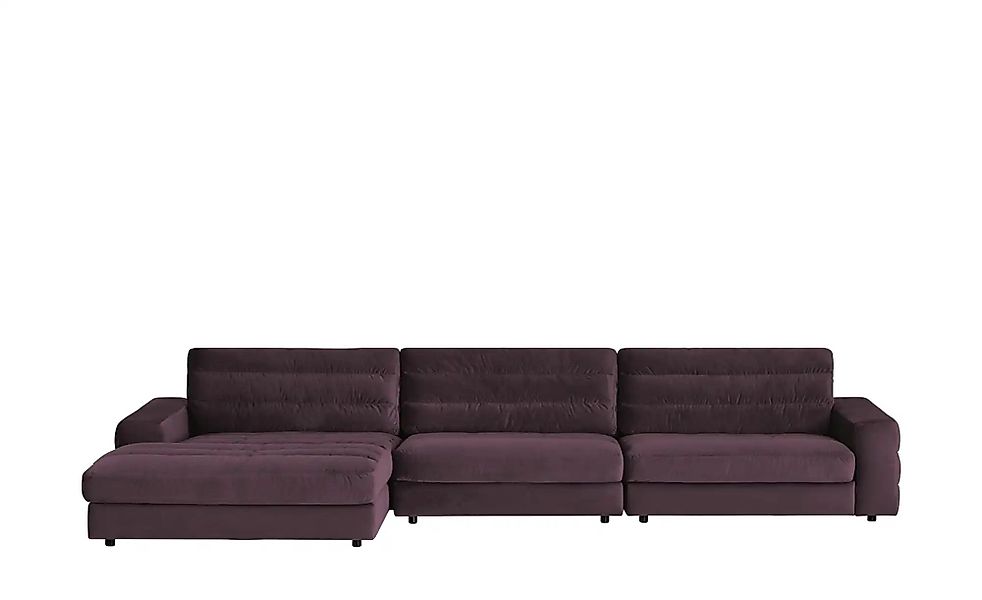 Ecksofa Samt  Scarlatti ¦ lila/violett ¦ Maße (cm): B: 416 H: 83 T: 205 Pol günstig online kaufen