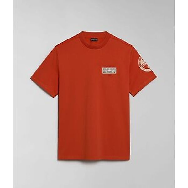 Napapijri  T-Shirts & Poloshirts S-AMUNDSEN NP0A4H6B-A62 ORANGE BURNT günstig online kaufen
