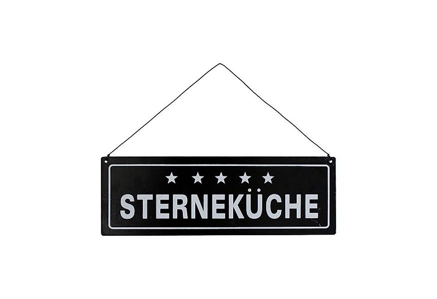 UNUS GARDEN Wanddekoobjekt Metallschild Sterneküche #1 dekoratives Wandschi günstig online kaufen