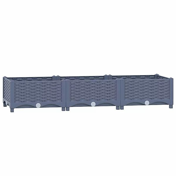 vidaXL Hochbeet 120x40x23 cm Polypropylen 643919 günstig online kaufen