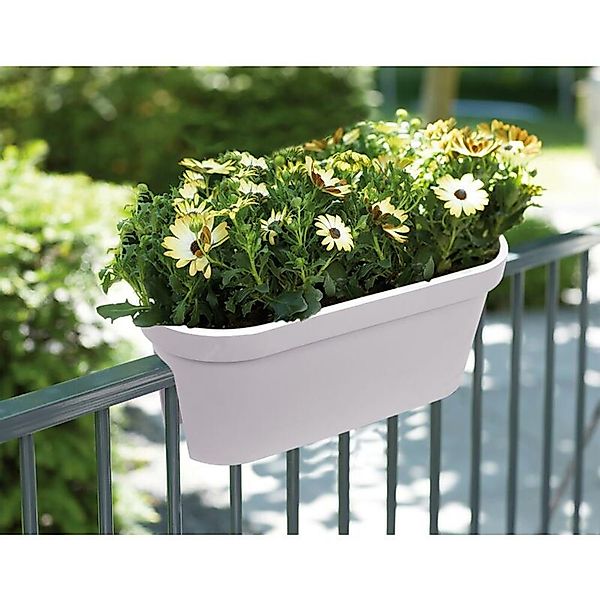 Jelenia Plast Pflanzkübel Pflanztopf Geländer 60cm günstig online kaufen