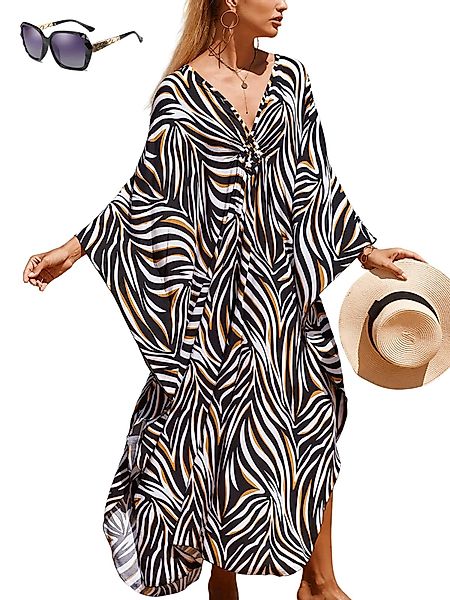 RWEUOQ Strandkleid Damen-Badeanzug Bikini-Vertuschung Urlaubs-Outfits Stran günstig online kaufen
