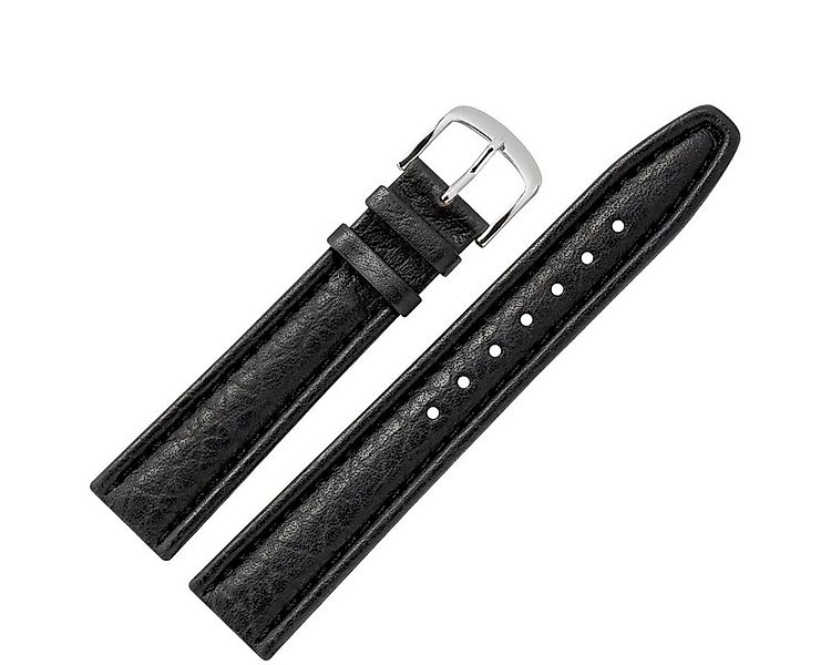 MARBURGER Uhrenarmband 20mm Leder Buffalo Prägung günstig online kaufen
