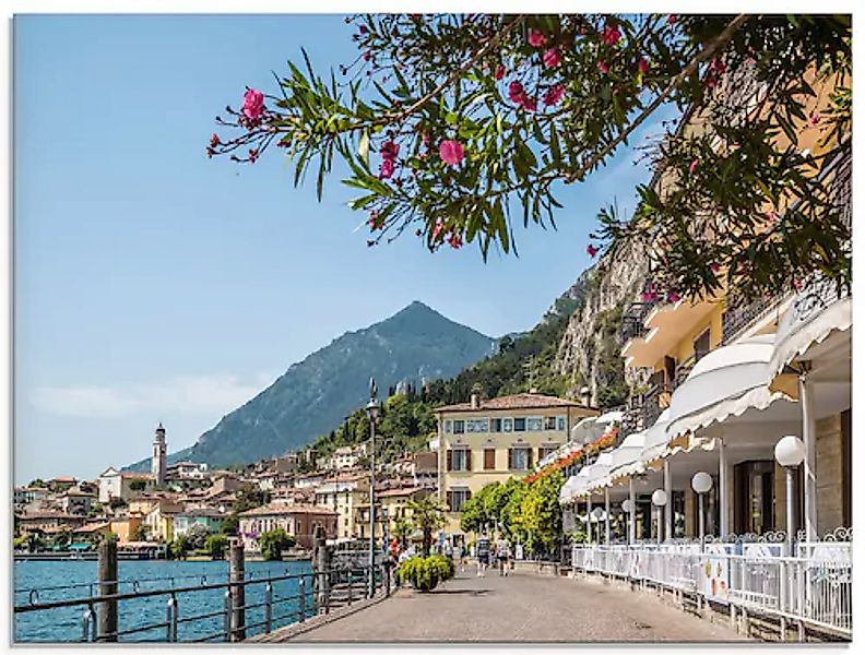 Artland Glasbild »Gardasee Limone sul Garda« Europa 1 Stk. tlg. in verschie günstig online kaufen