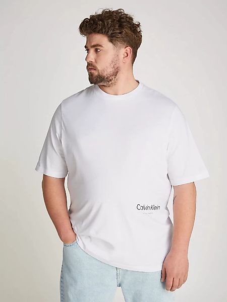 Calvin Klein Big&Tall T-Shirt "BT OFF PLACEMENT LOGO T-SHIRT", in großen Gr günstig online kaufen