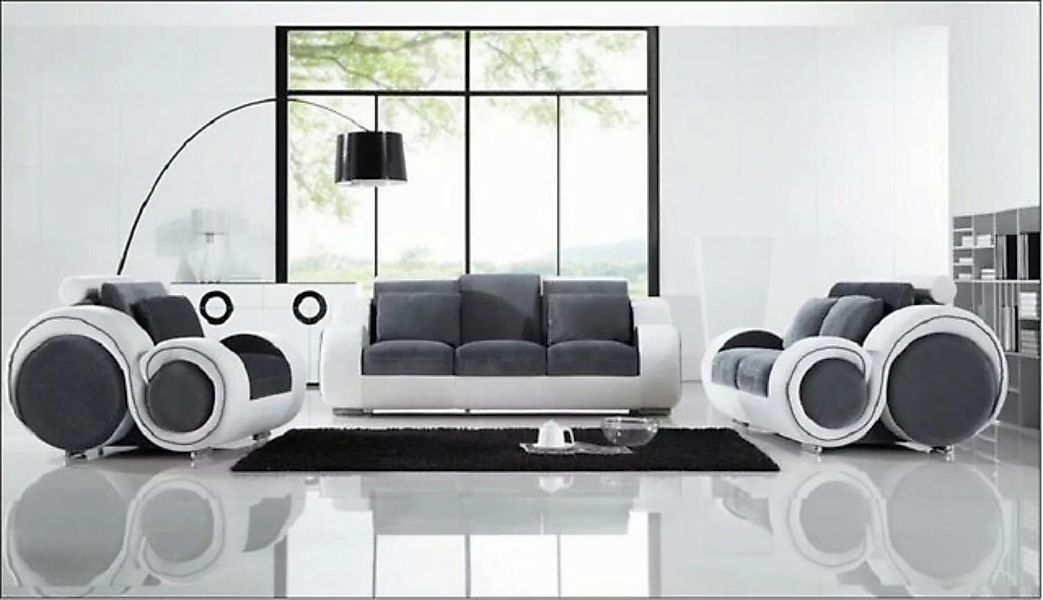 JVmoebel Sofa Moderne Sofas 3+2+1 Sitzer Set Design Sofas Polster Couchen T günstig online kaufen