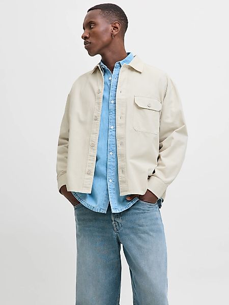Jack & Jones Langarmhemd "JJEDOVER OVERSHIRT LS SN" günstig online kaufen