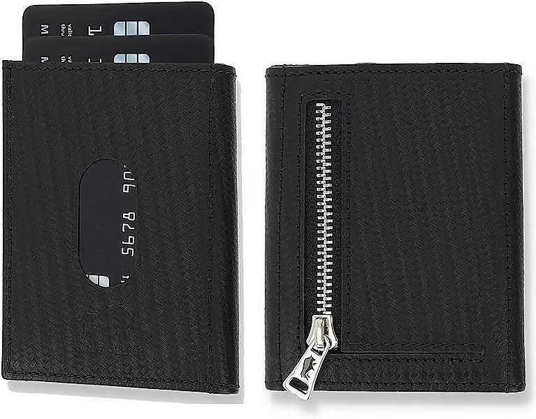 Solo Pelle Brieftasche Slim Wallet mit Münzfach [12 Karten] Slimwallet Riga günstig online kaufen
