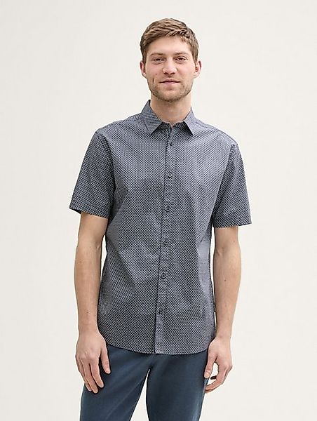 TOM TAILOR Kurzarmhemd Fitted Kurzarmhemd mit günstig online kaufen