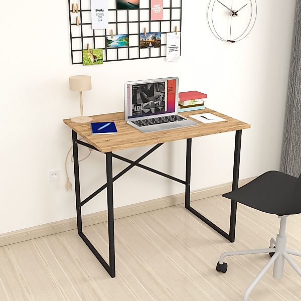 gowoll Schreibtisch Kleiner Tisch Computertisch 90x60x75 günstig online kaufen