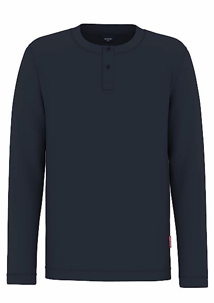 Joop Jeans Langarmshirt "Iram" mit kleiner Knopfleiste günstig online kaufen