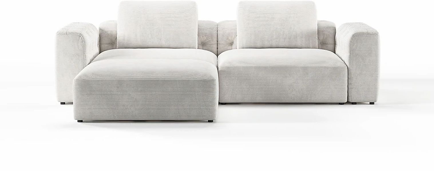 RAUM.ID Ecksofa »Cushid L-Form«, Modulset, bestehend aus 3 Teilen günstig online kaufen