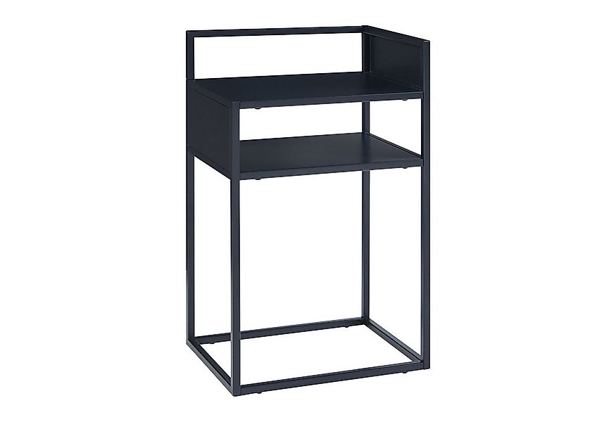 en.casa Beistelltisch, »Riihimäki« Stahl 65 x 40 x 30 cm Schwarz, matt günstig online kaufen