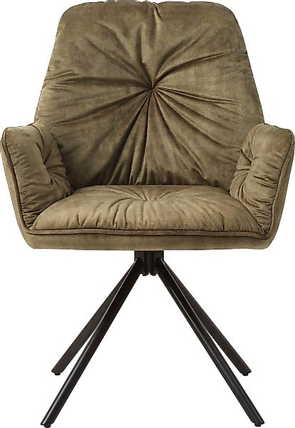 SalesFever Esszimmerstuhl "Ottawa Armlehnstuhl", 1 St., Samtvelours, 360 Dr günstig online kaufen
