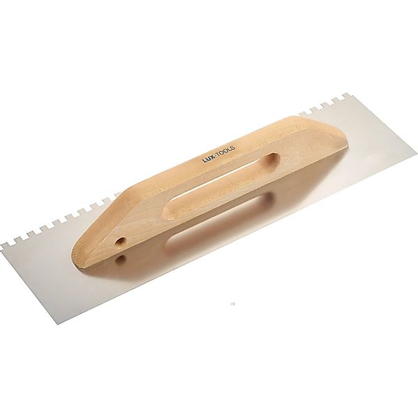 LUX-TOOLS Glättekelle 480 mm mit Zahnung 8 mm x 8 mm günstig online kaufen