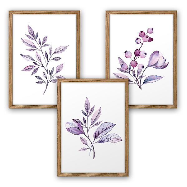Kreative Feder Poster, Aquarell, lila, violett, günstig online kaufen