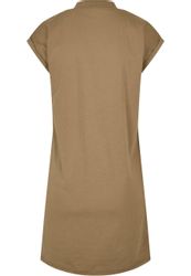 URBAN CLASSICS Shirtkleid "Urban Classics Damen Ladies Turtle Extended Shou günstig online kaufen