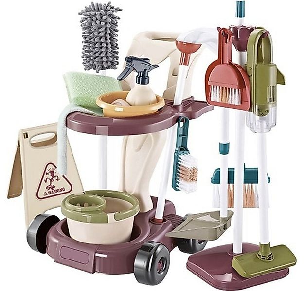 KRUZZEL Kinder-Staubsauger Reinigungsset Kinderspielzeug 18 in 1, (Spar-Set günstig online kaufen