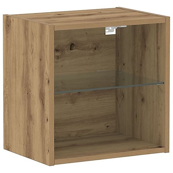 vidaXL Schuhschrank Schweberegal Artisan Eiche 40x28,5x40 cm Holzwerkstoff günstig online kaufen