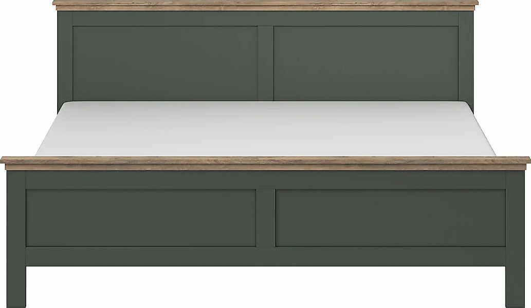 Home affaire Bettgestell "Evora, Landhausstil, Doppelbett, in 3 Größen erhä günstig online kaufen