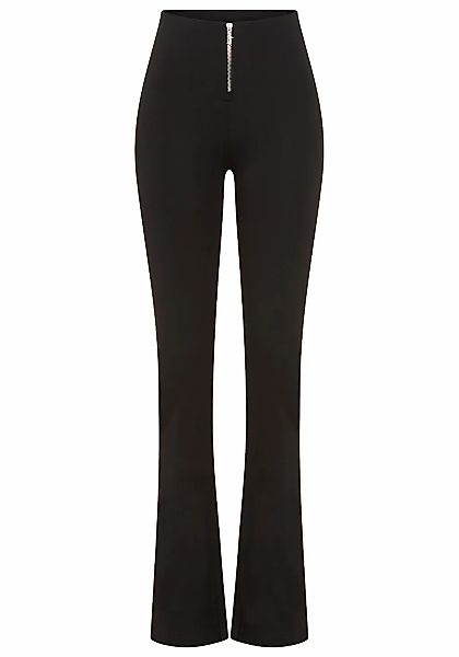 HUGO Blue Bootcuthose "Nuflare" mit Schlitzen am Innensaum, Flared Fit günstig online kaufen