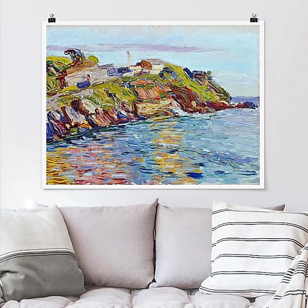 Poster Kunstdruck - Querformat Wassily Kandinsky - Bucht Rapallo günstig online kaufen