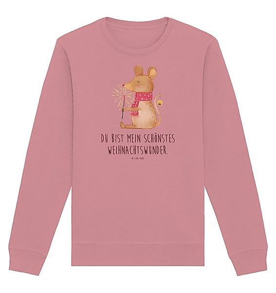 Mr. & Mrs. Panda Longpullover Größe L Maus Weihnachten - Canyon Pink - Gesc günstig online kaufen