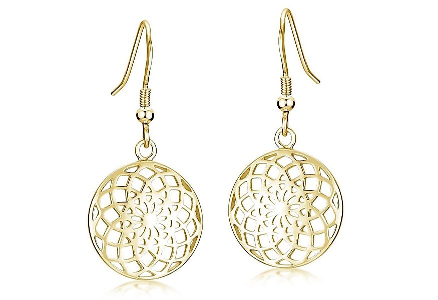Materia Paar Ohrhaken Lebensblume / Blume des Lebens SO-451 Gold, 925 Sterl günstig online kaufen