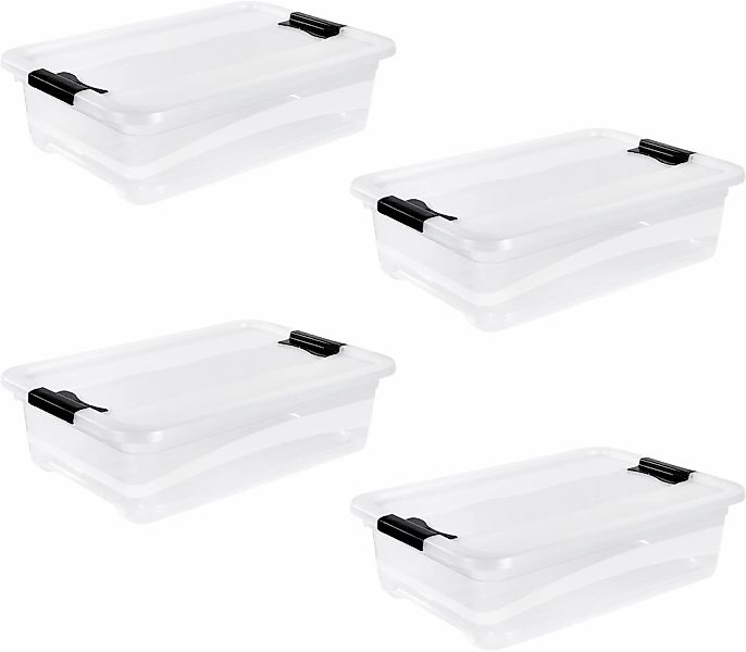 keeeper Aufbewahrungsbox "Cornelia, 4er Set, 28 L, 59,5 x 39 x 19,5 cm" dur günstig online kaufen