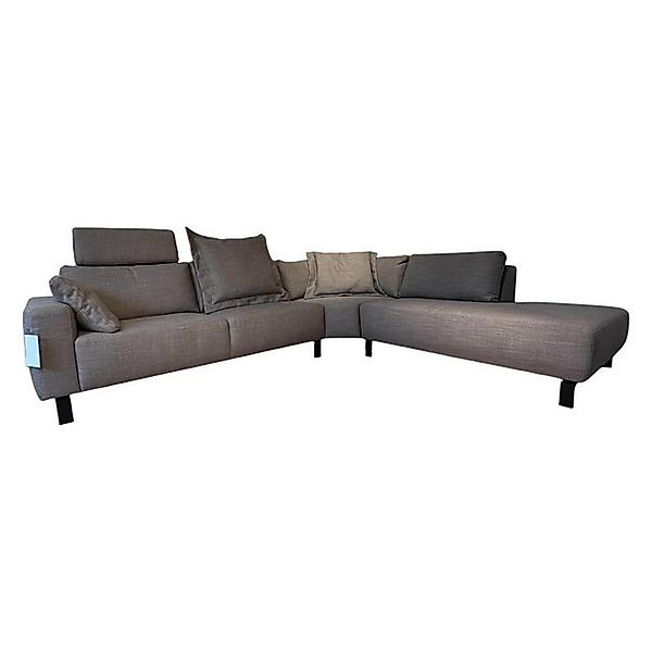 Musterring Ecksofa Ecksofa MR 4530 Bezug Stoff Picasso Taupe Grau Metallfuß günstig online kaufen